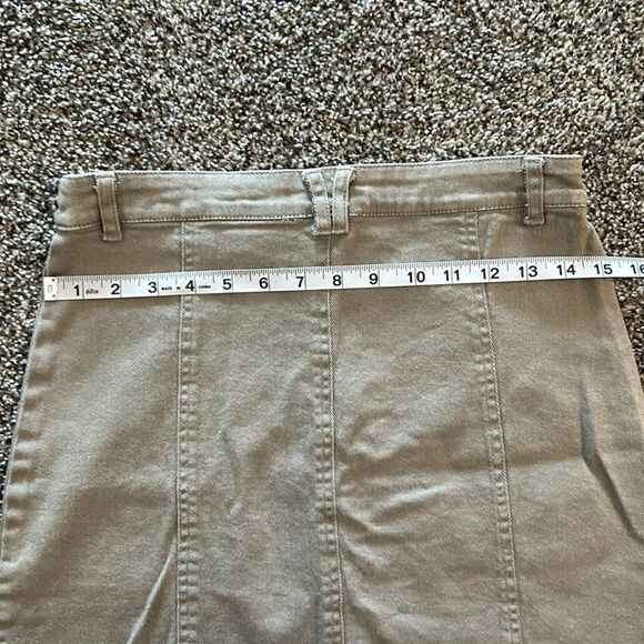 ALTAR’D STATE Khaki Button Down Skirt - Picture 5 of 6
